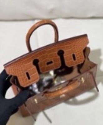 wholesale quality hermes birkin 20 matte alligator gold ghw